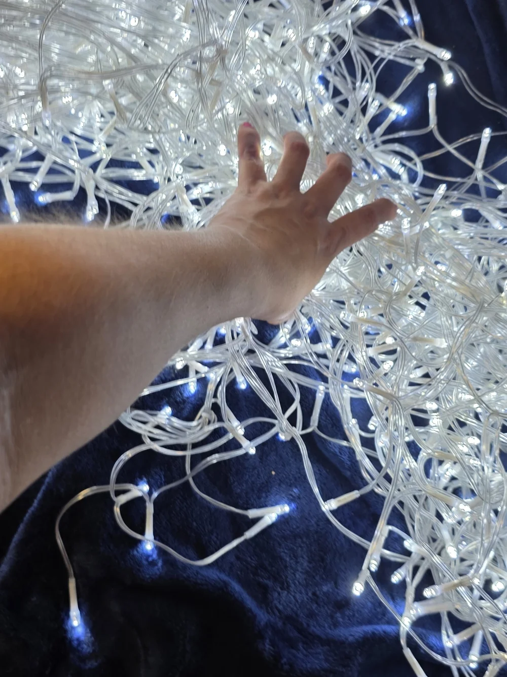 Clear White LED String Lights for Home Parties